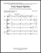 Veni Sancte Spiritus SATB choral sheet music cover